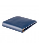 Фотография Синий кожаный кошелек Visconti PM101 Pablo c RFID (Blue Mustard)
