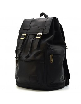 Большой черный кожаный мужской рюкзак Tarwa RA-0010-4lx