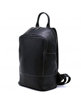 Черный кожаный женский рюкзак из винтажной кожи Tarwa RA-2008-3md