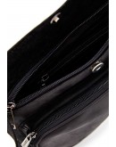Фотография Мужской винтажный кожаный черный рюкзак на одно плечо Tarwa RA-3026-3md