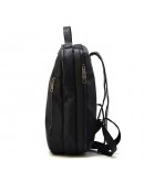 Фотография Мужской черный удобный рюкзак из натуральной прочной винтажной кожи TARWA RA-3072-3md