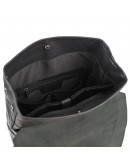 Фотография Черный кожаный брутальный мужской рюкзак Tarwa RA-9001-4lx