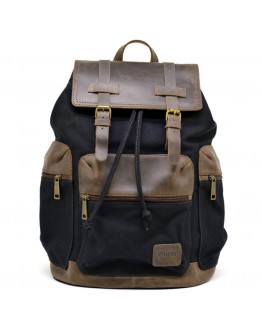 Вместительный рюкзак из канваса и натуральной кожи Tarwa RAc-0010-4lx