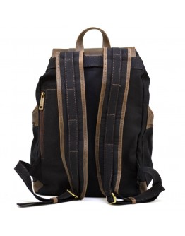 Вместительный рюкзак из канваса и натуральной кожи Tarwa RAc-0010-4lx