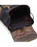 Фотография Вместительный рюкзак из канваса и натуральной кожи Tarwa RAc-0010-4lx