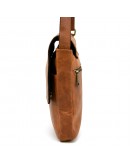 Фотография Мужская сумка на плечо кожаная рыжая Tarwa RB-1301-3md