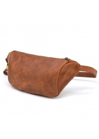 Кожаная винтажная мужская сумка на пояс Tarwa RB-3100-3md