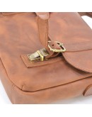 Фотография Кожаная мужская сумка-портфель на плечо с ручкой TARWA RB-6008-3md рыжая
