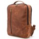 Мужской рыжий винтажный удобный кожаный рюкзак Tarwa RB-7287-3md