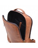 Фотография Мужской рыжий винтажный удобный кожаный рюкзак Tarwa RB-7287-3md
