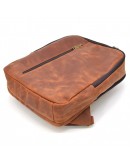 Фотография Мужской рыжий винтажный удобный кожаный рюкзак Tarwa RB-7287-3md