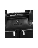 Фотография Черная мужская кожаная деловая удобная сумка Royal Rb012A-2