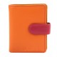 Женский оранжевый кошелек Visconti RB40 Bali c RFID (Orange Multi)