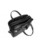 Фотография Деловая кожаная мужская черная сумка Royal RB50061
