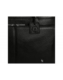Фотография Мужская черная кожаная деловая сумка Royal RB50101
