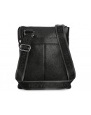 Фотография Мужская черная кожаная сумка планшетка Royal RB70071
