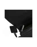 Фотография Черная сумка мужская кожаная на плечо Royal RB70121