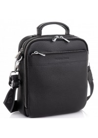 Черная деловая мужская сумка кожаная Royal RB70209