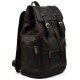 Кожаный коричневый мужской вместительный рюкзак для ноутбука TARWA RC-0010-4lx