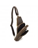 Фотография Мужской кожаный коричневый винтажный слинг Tarwa RC-0105-4lx