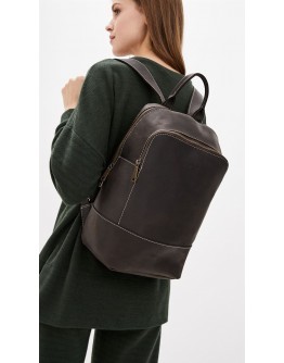 Коричневый кожаный женский рюкзак из винтажной кожи Tarwa RC-2008-3md