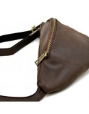 Фотография Темно-коричневая мужская сумка на пояс TARWA RC-3035-3md