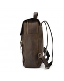 Фотография Вместительный рюкзак из натуральной винтажной кожи TARWA RC-3420-3md коричневый