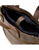 Фотография Коричневая деловая мужская кожаная сумка Tarwa RC-7107-1md