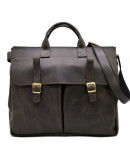 Фотография Большая мужская коричневая сумка для 17 ноутбука Tarwa RC-7107-extra