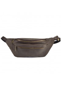 Кожаная коричневая винтажная мужская сумка на пояс Tarwa RC-3012-3md
