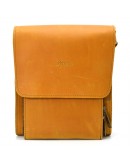 Фотография Кожаная сумка мужская на плечо песочного цвета Tarwa Rcam-3027-4lx