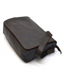 Фотография Большая сумка на плечо из ткани и натуральной кожи Tarwa RCg-1047-3md