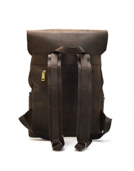Темно-коричневый кожаный мужской рюкзак Tarwa RC-9001-4lx