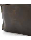 Фотография Мужской вместительный рюкзак из винтажной кожи и прочной ткани RCj-7273-3md