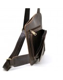 Фотография Коричневый мужской винтажный слинг - кобура Tarwa RCv-232-3md