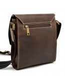 Фотография Кожаная сумка мужская, коричневый цвет Tarwa RCw-3027-3md