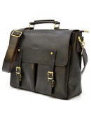 Фотография Мужской коричневый кожаный винтажный портфель Tarwa RDС-3960-4lx
