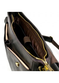 Мужской коричневый кожаный винтажный портфель Tarwa RDС-3960-4lx