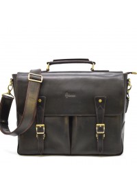 Мужской коричневый кожаный винтажный портфель Tarwa RDС-3960-4lx