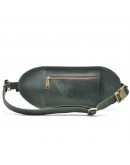 Фотография Зеленая сумка на пояс из натуральной винтажной кожи Tarwa RE-1560-4lx