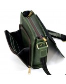 Фотография Зеленая сумка на плечо мужская кожаная Tarwa RЕ-3027-3md