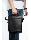 Фотография Вертикальная мужская сумка формата А4 из натуральной гладкой кожи REK-116-4-Vermont