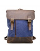 Фотография Мужской рюкзак из ткани и натуральной кожи Tarwa RК-3880-3md
