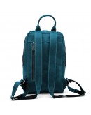 Фотография Голубой кожаный женский рюкзак из винтажной кожи Tarwa RKsky-2008-3md