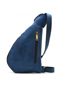 Мужской винтажный слинг синего цвета Tarwa RKsky-3026-3md