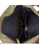 Фотография Вместительный рюкзак из комбинации натуральной кожи и ткани TARWA ROc-5191-3md