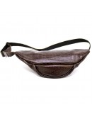 Фотография Мужская напоясная коричневая кожаная сумка Tarwa RP1-3036-3md