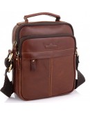Фотография Кожаная коричневая мужская сумка - барсетка Ruff Ryder RR-1969-2B