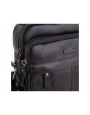 Фотография Кожаная черная мужская сумка - барсетка Ruff Ryder RR-1969A
