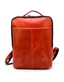 Фотография Красный кожаный рюкзак из винтажной кожи Tarwa RR-7280-3md